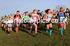Girls under-13s 2024 NECAA Cross Country Champs., Temple Park, South Shields. Photo: David T. Hewitson/Sports for All Pics